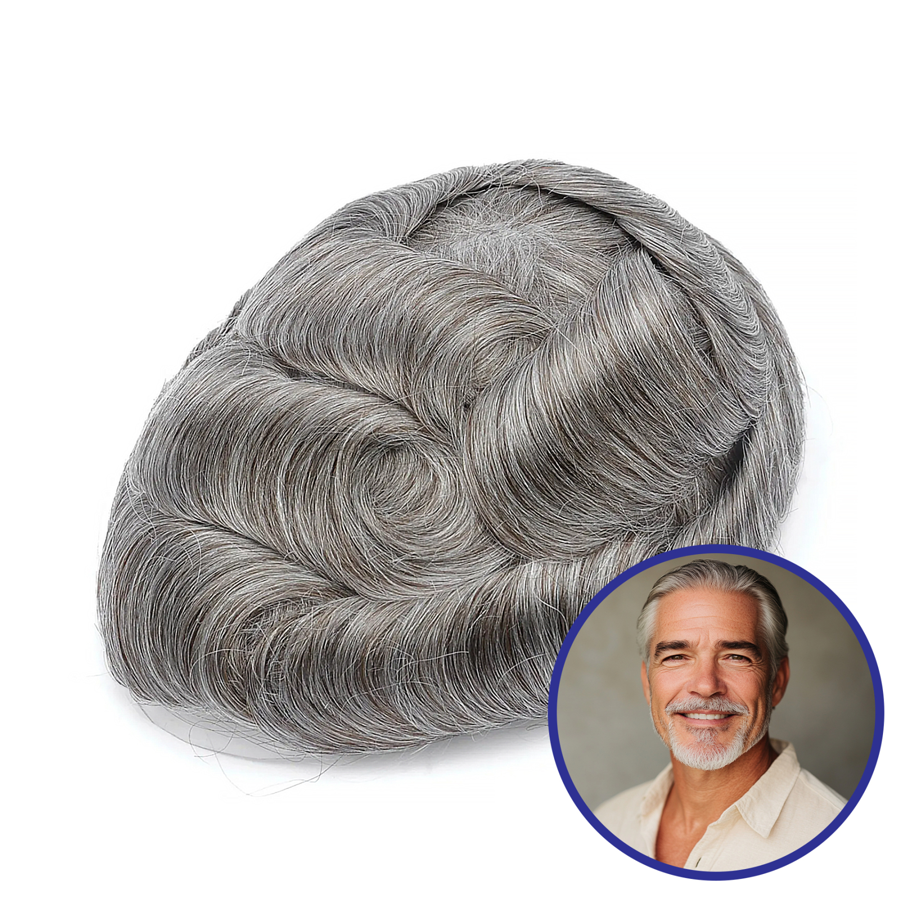 Wholesale Men Toupee #365 | French Lace Hair System  | Guloor Hair