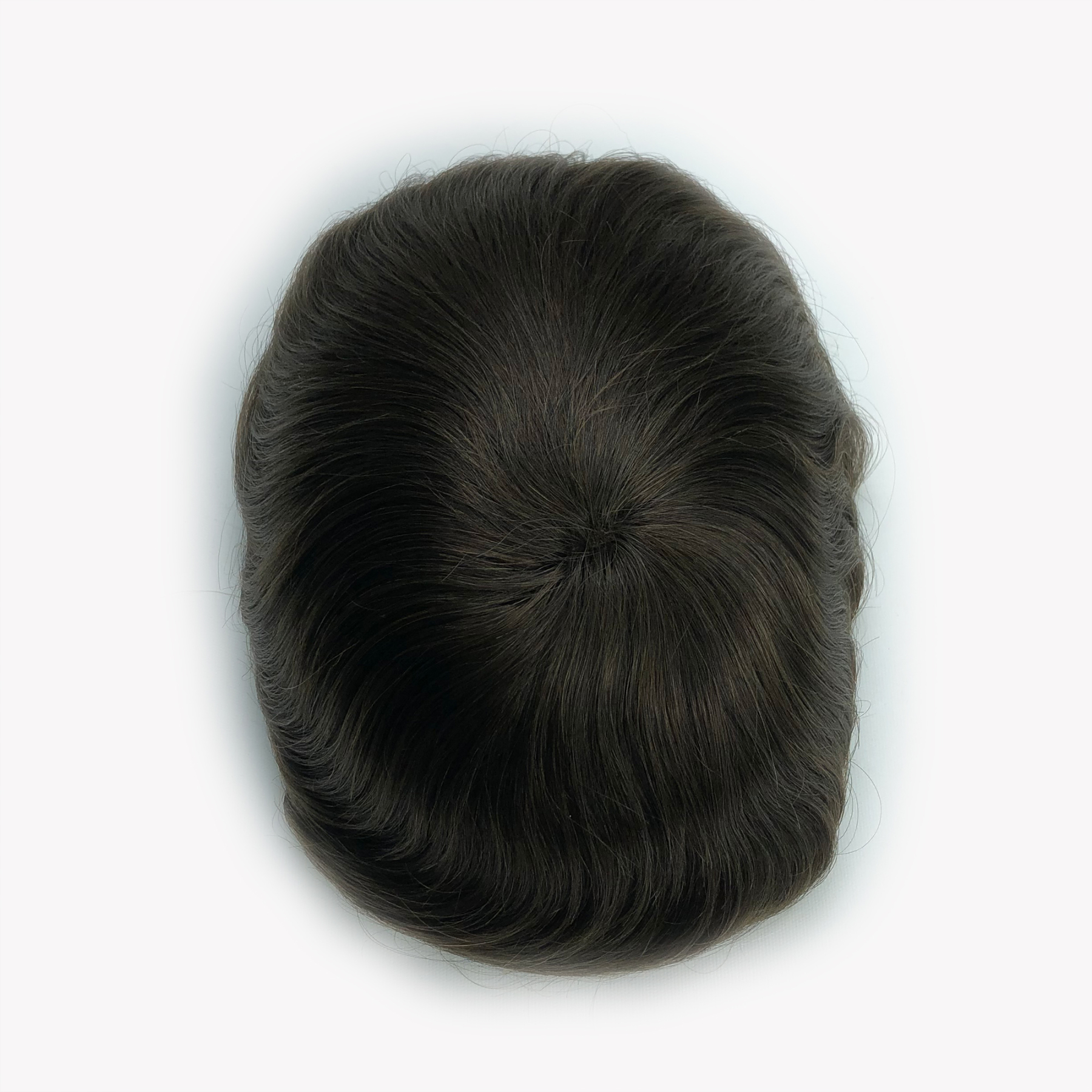 SKIN-Custom Order Human Hair Skin V-loop #4 Men toupee