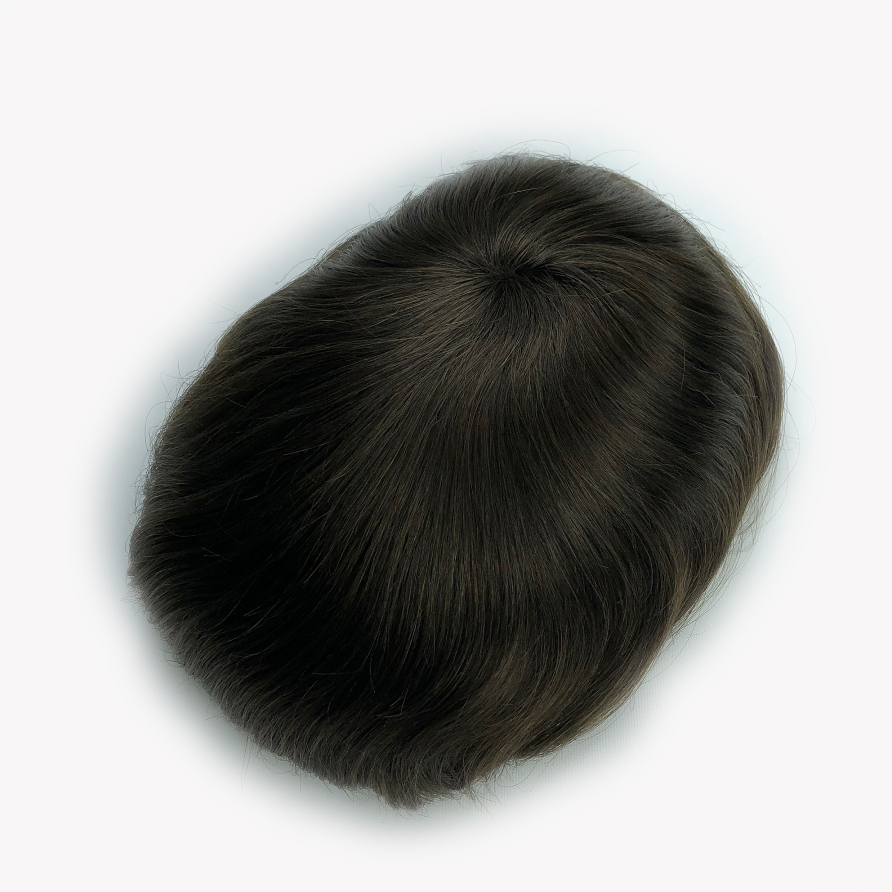 SKIN-Custom Order Human Hair Skin V-loop #4 Men toupee