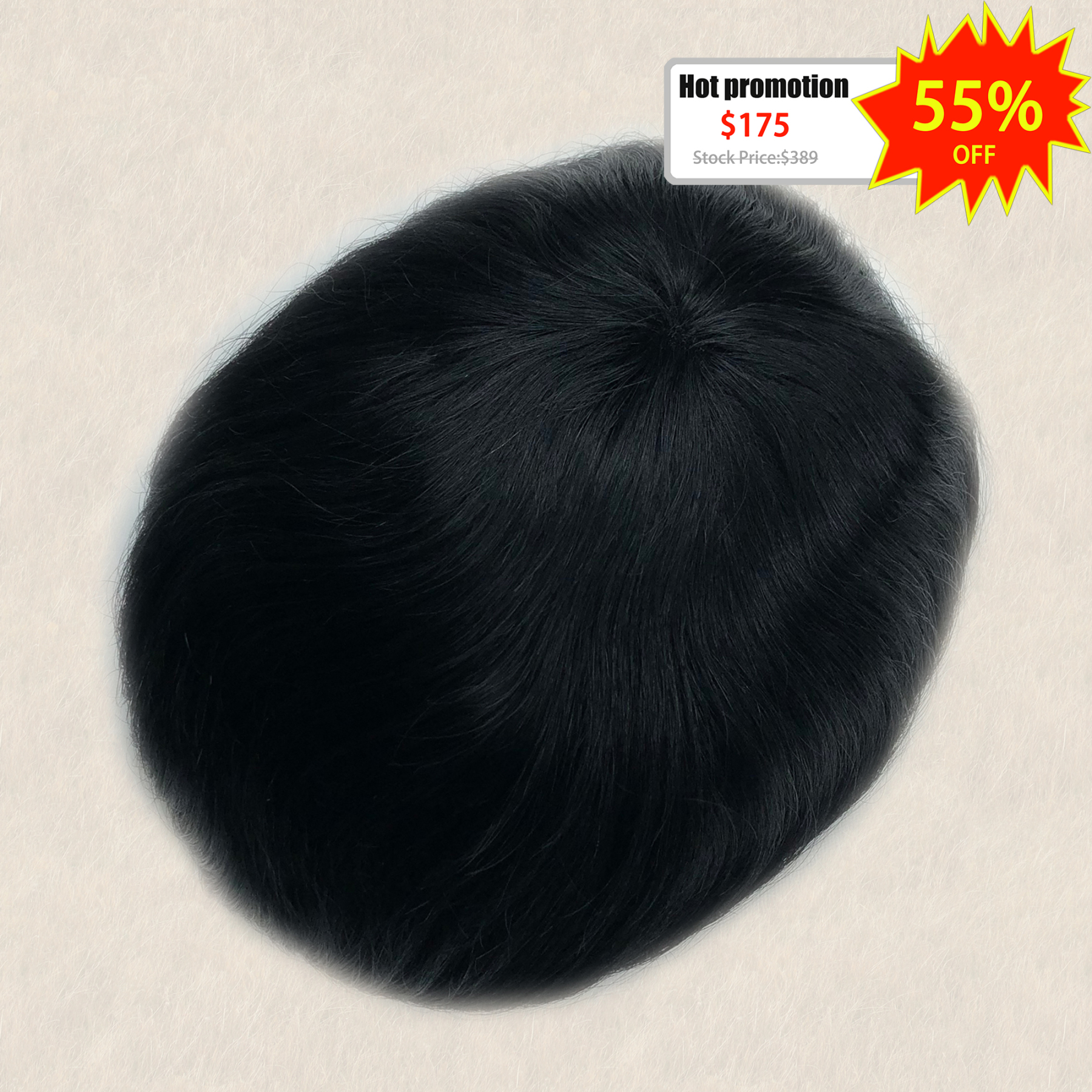 Super Promotion-Q6 Style Men's Hair Replacement System