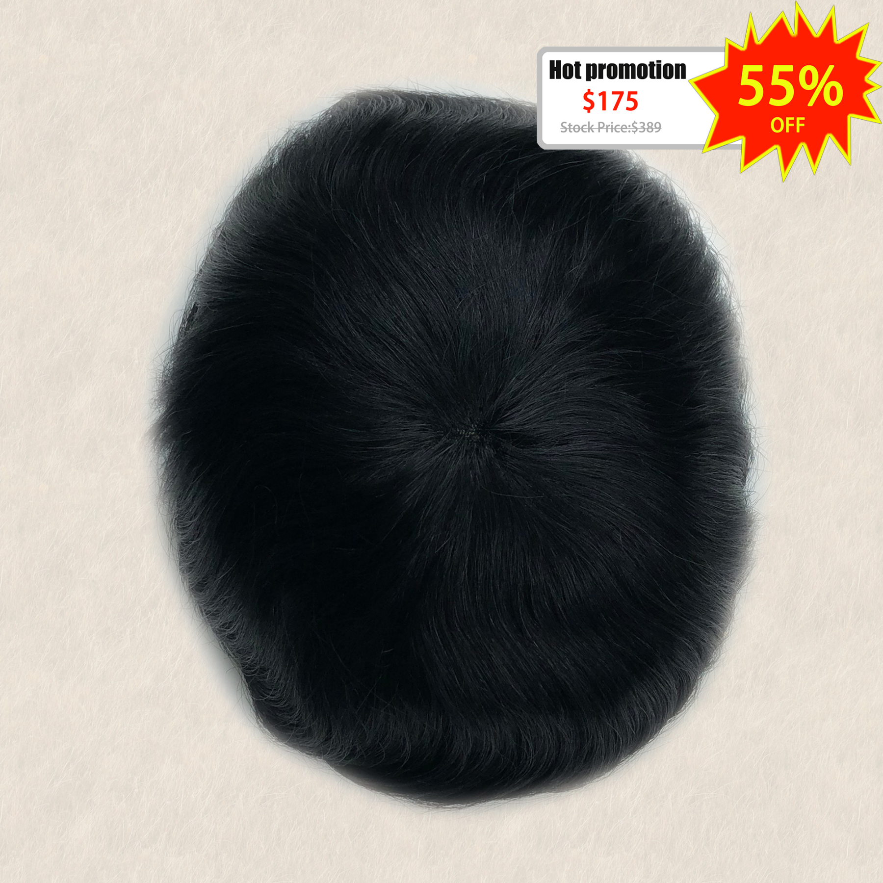 Super Promotion-Q6 Style Men's Hair Replacement System