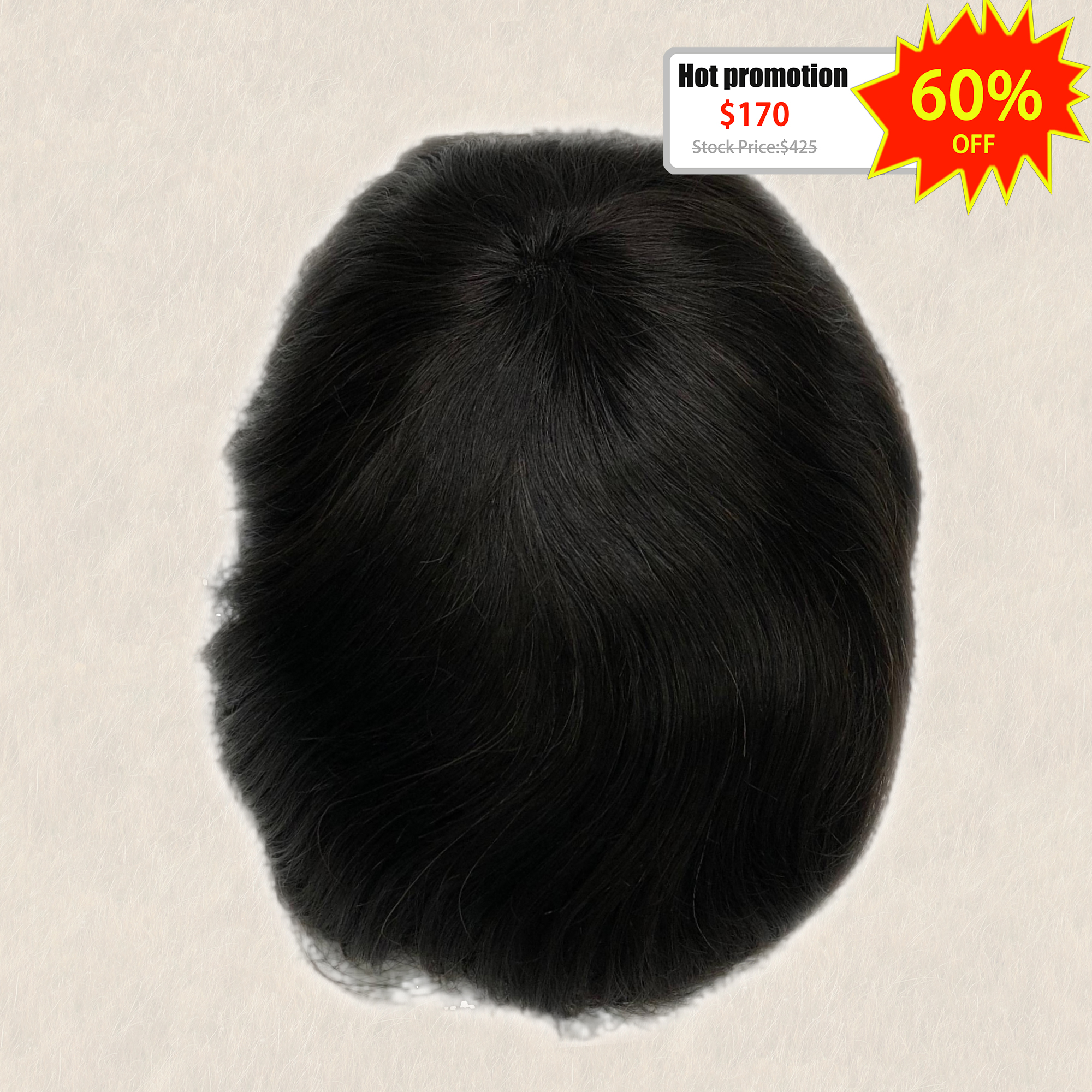 Super Promotion-Full Lace Men's Hair Replacement System