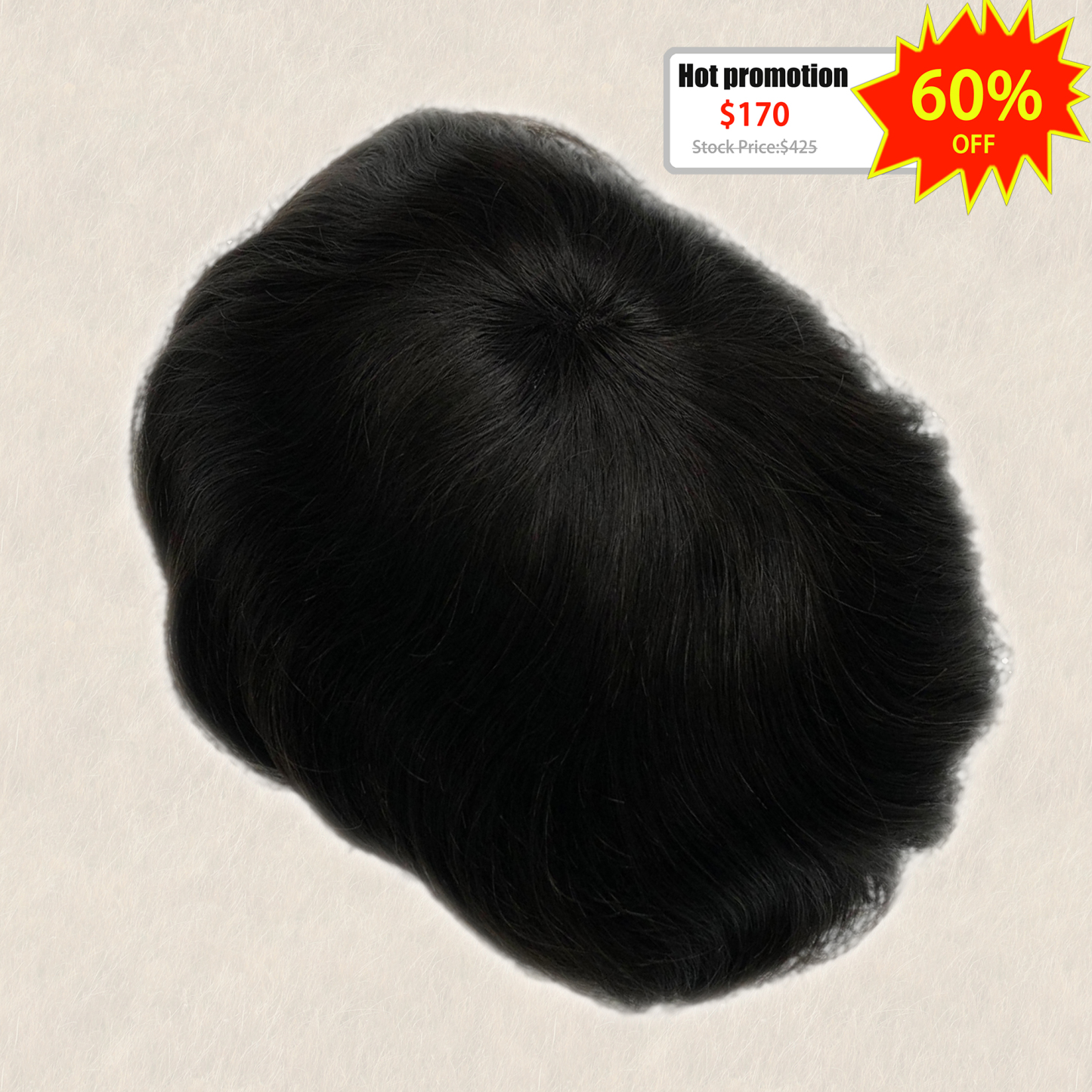 Super Promotion-Full Lace Men's Hair Replacement System