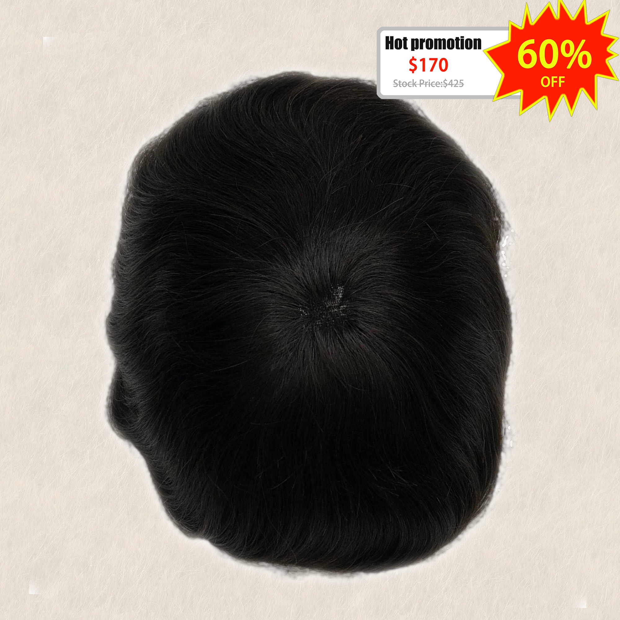 Super Promotion-Full Lace Men's Hair Replacement System