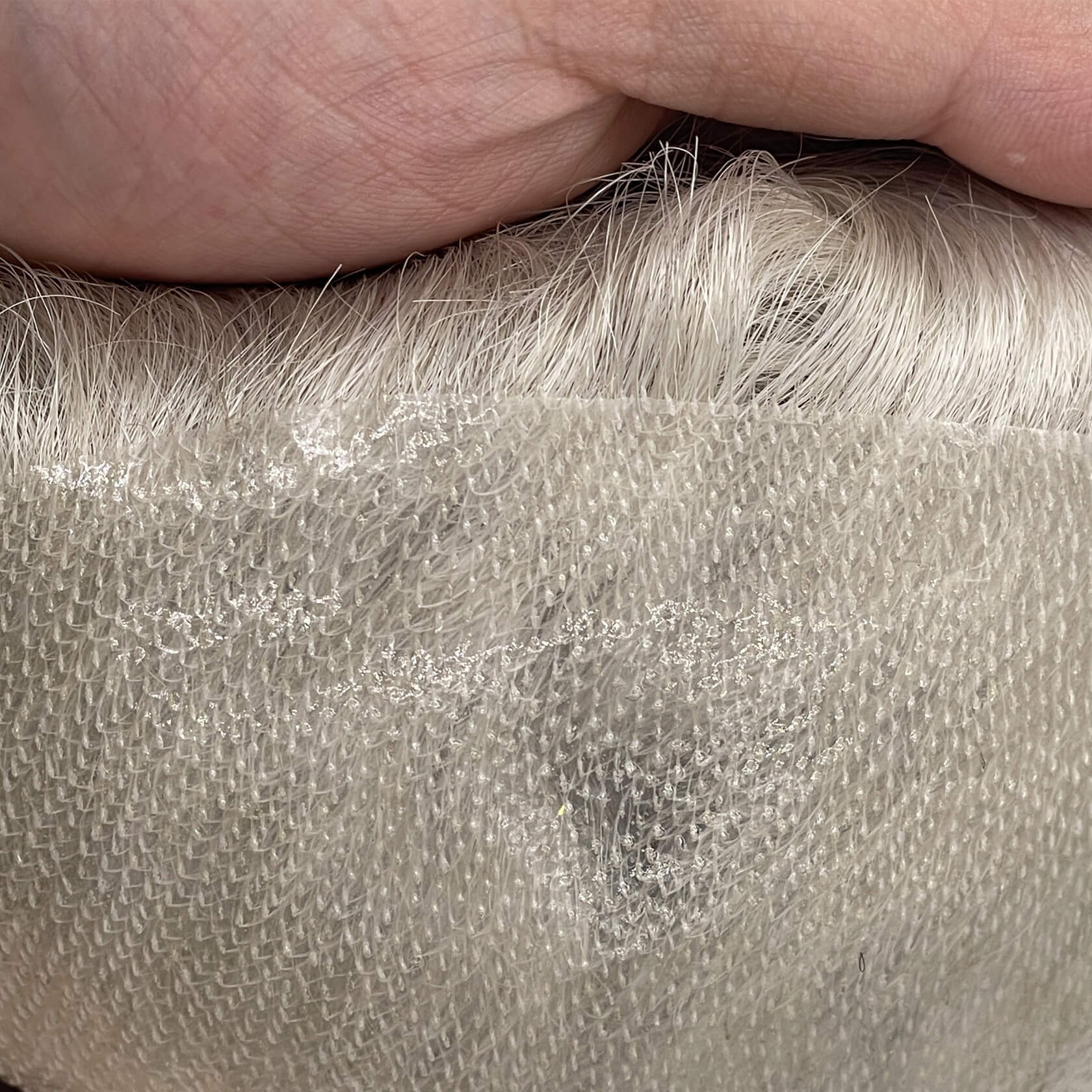 SKIN-Custom Order Human Hair Skin V-loop #60 Men toupee