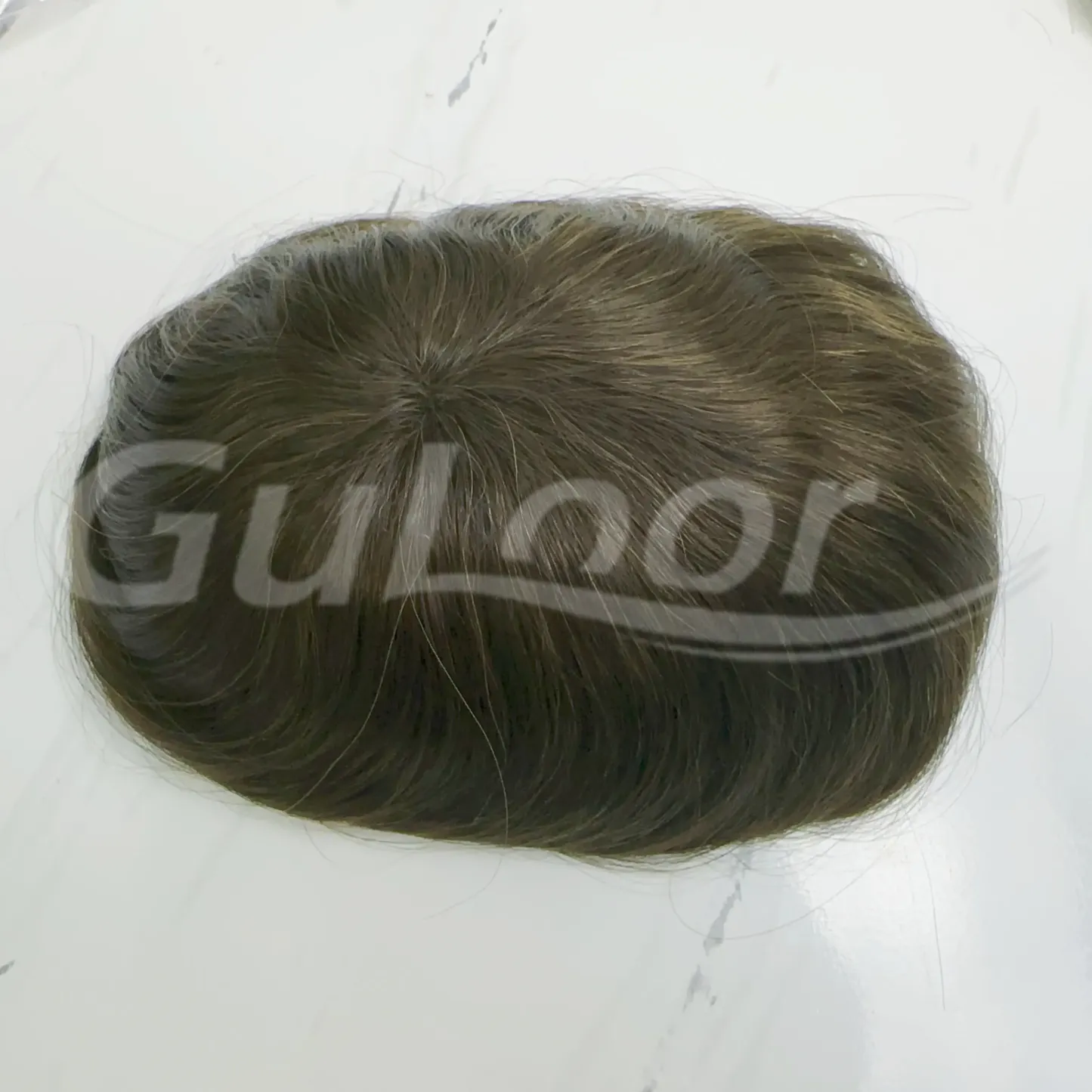 Custom Order Fine Mono Men's toupee 110% Density Made By Template