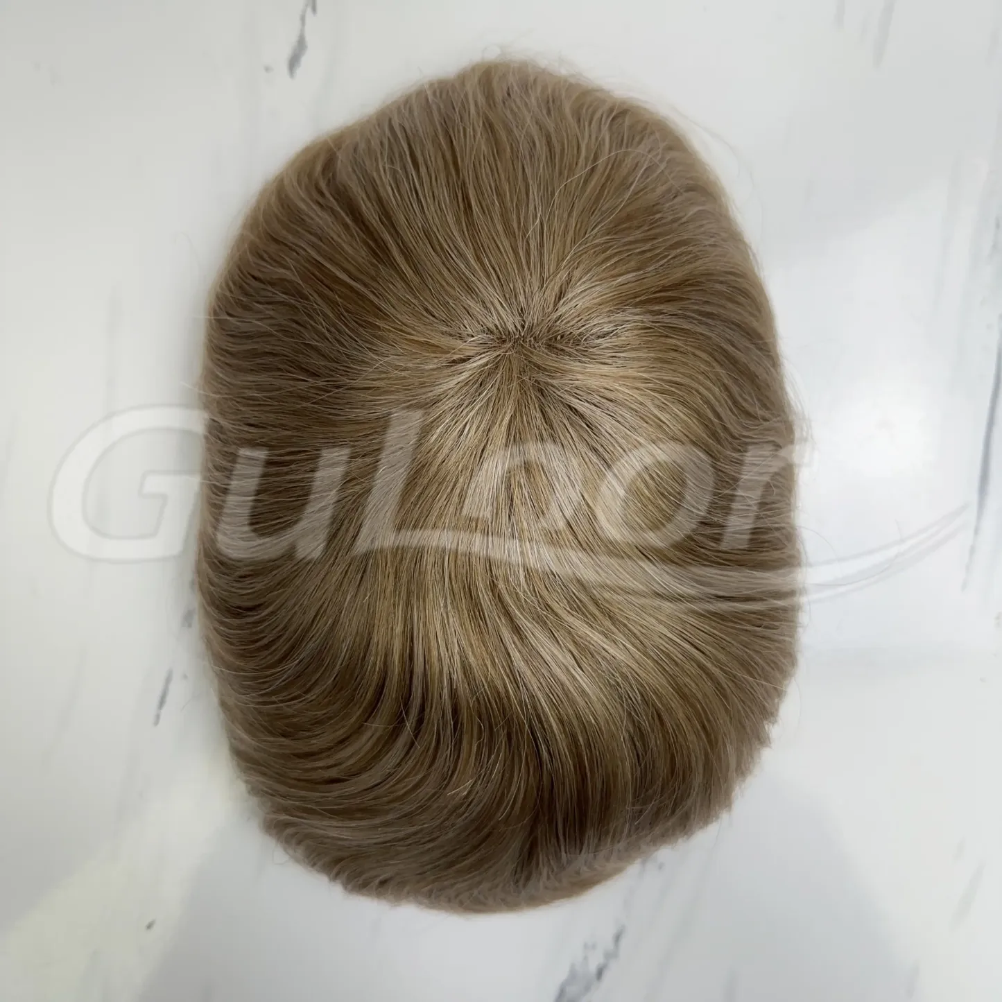 Custom Order Men's toupee Color#20R30 Fine Mono With Npu Perimeter
