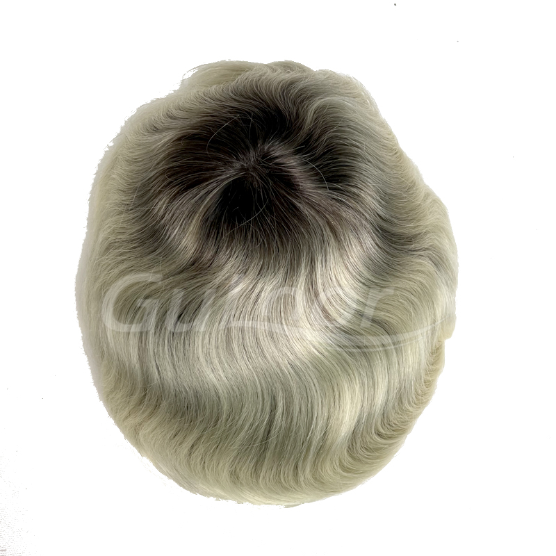 The Best Men's Skin Base 100% Human Hair Qingdao Replacement System.