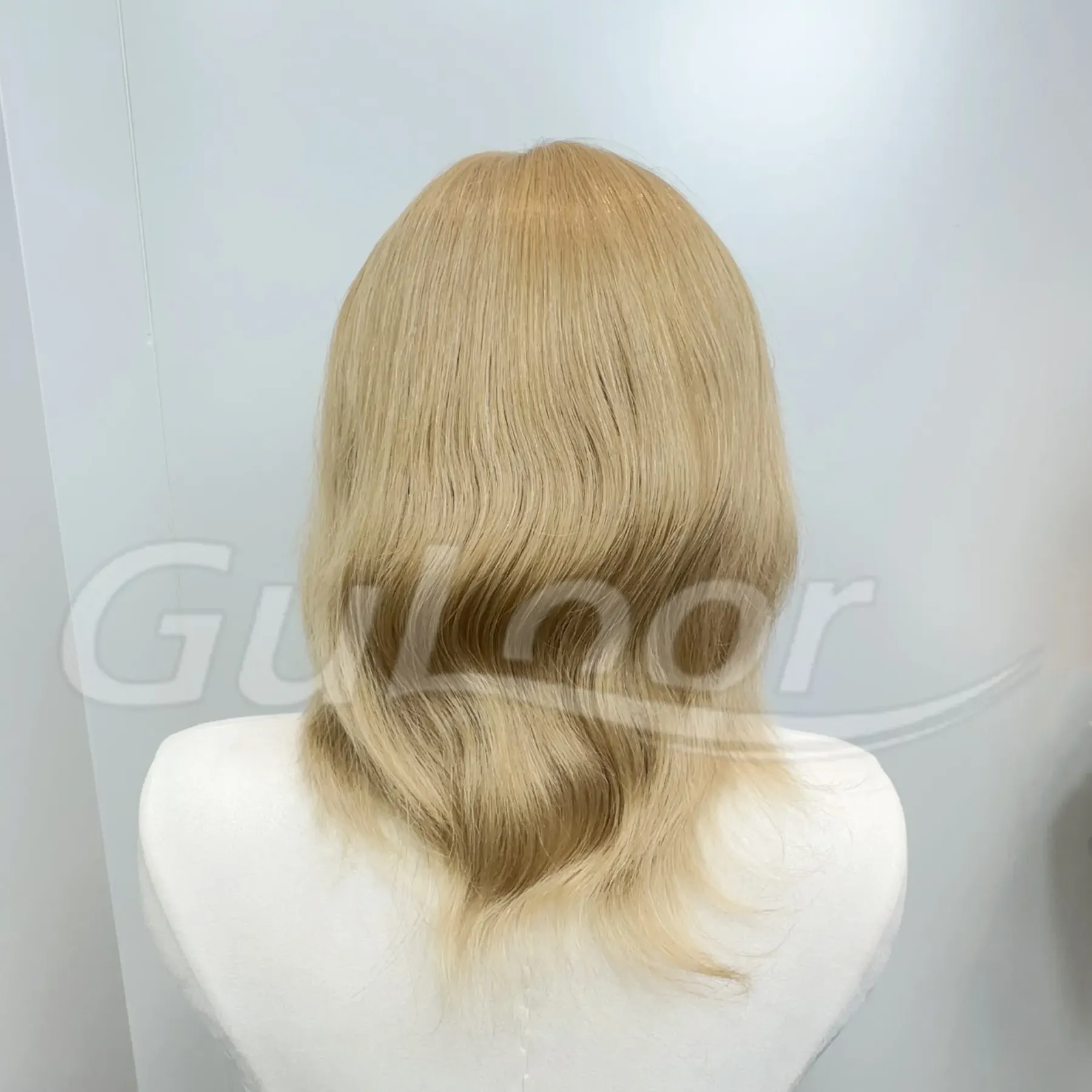 Woman Toupper Fine Mono With Pu  Light Color  | Guloor Hair