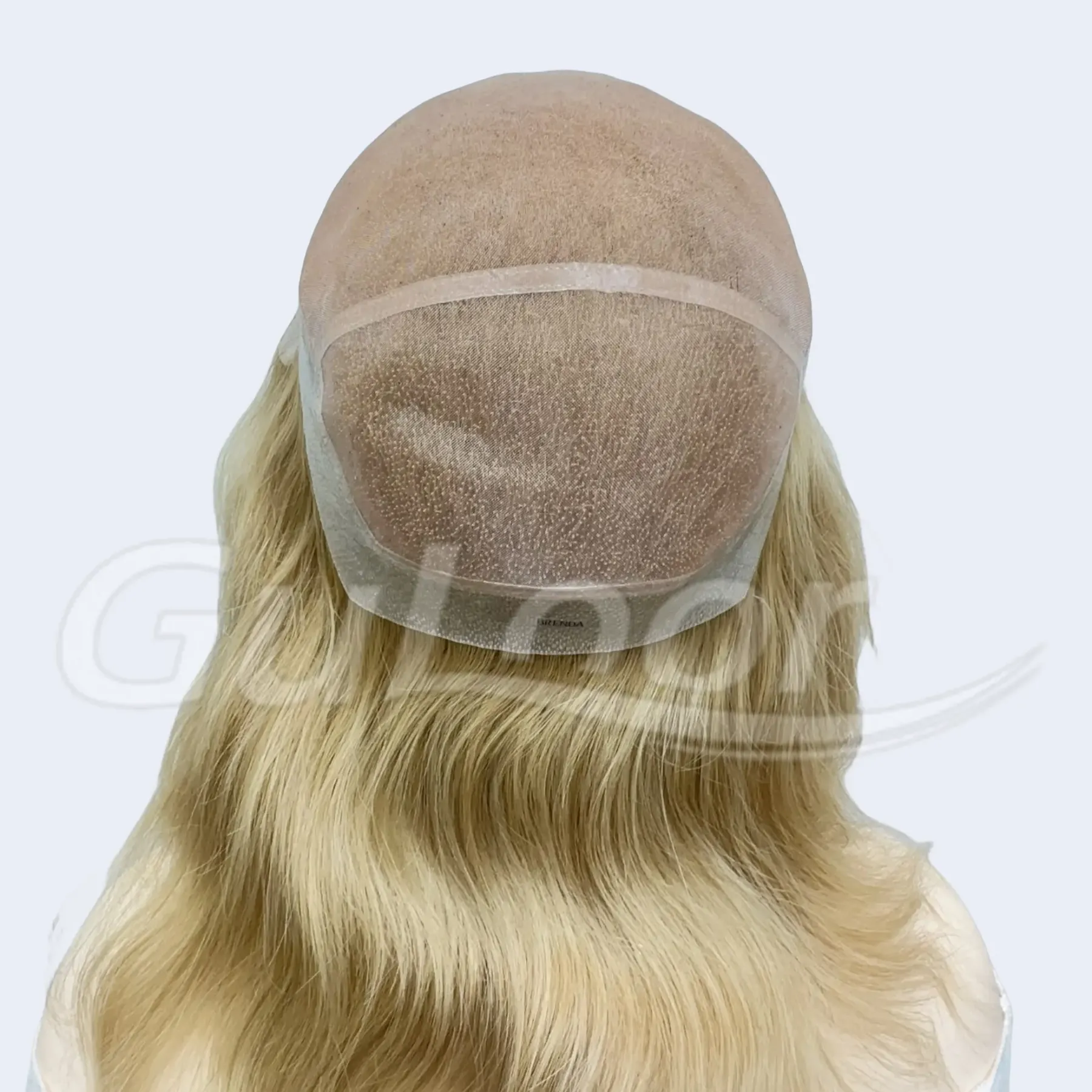 Woman Toupper Fine Mono With Pu  Light Color  | Guloor Hair