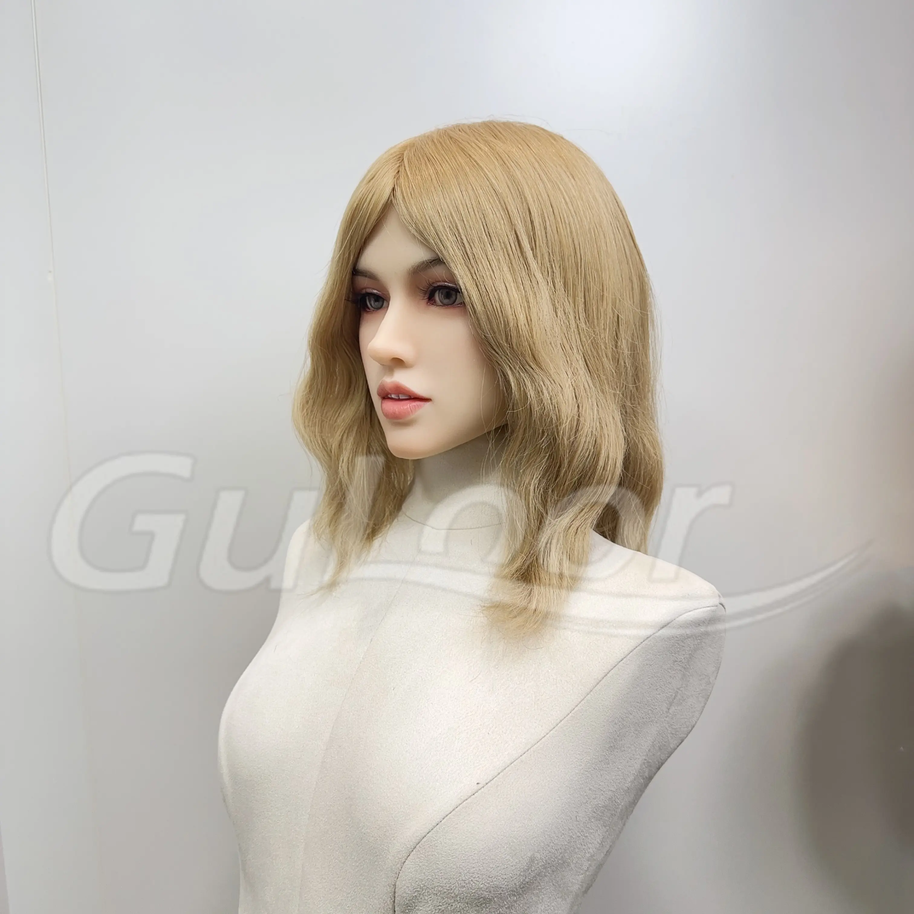 Woman Toupper Fine Mono With Pu  Light Color  | Guloor Hair