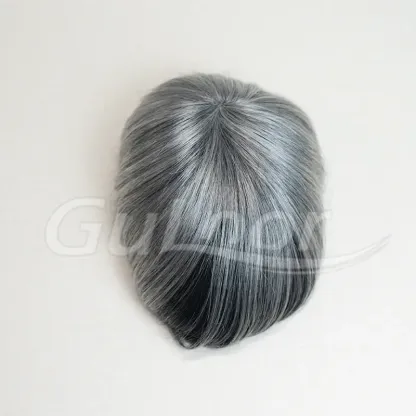 Custom Order Super Welded Fine Mono Human Hair Men's Toupee 110%Density