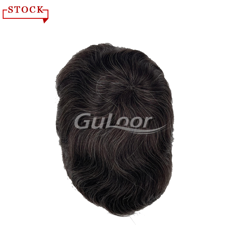 Wholesale Men Toupee In Stock #220 | French Lace Hair System  | Guloor Hair