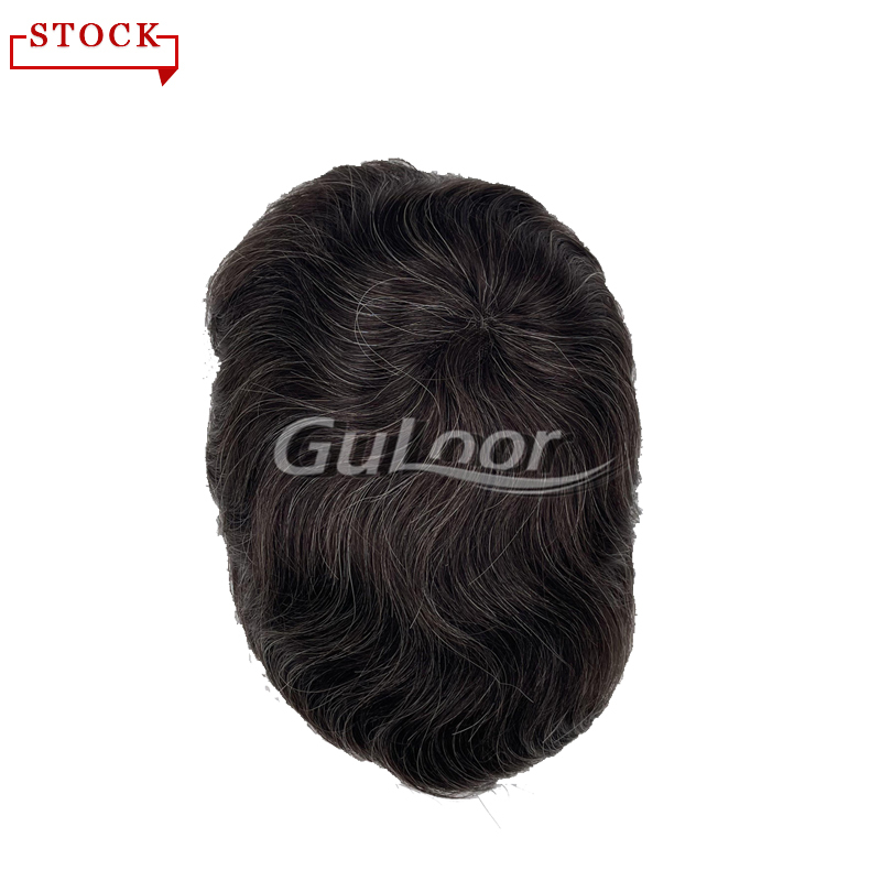 Wholesale Men Toupee In Stock #220 | French Lace Hair System  | Guloor Hair
