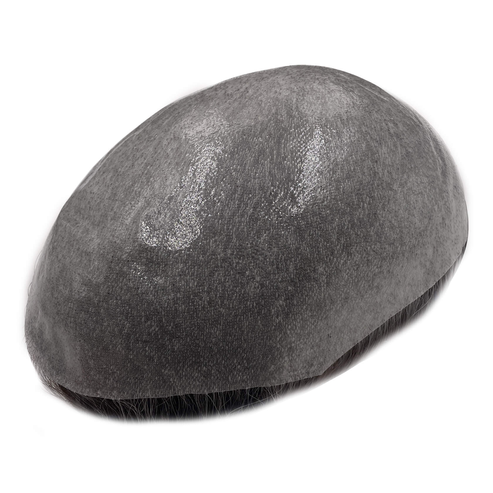 SKIN-Custom Order Human Hair Skin V-loop Natural black Men toupee