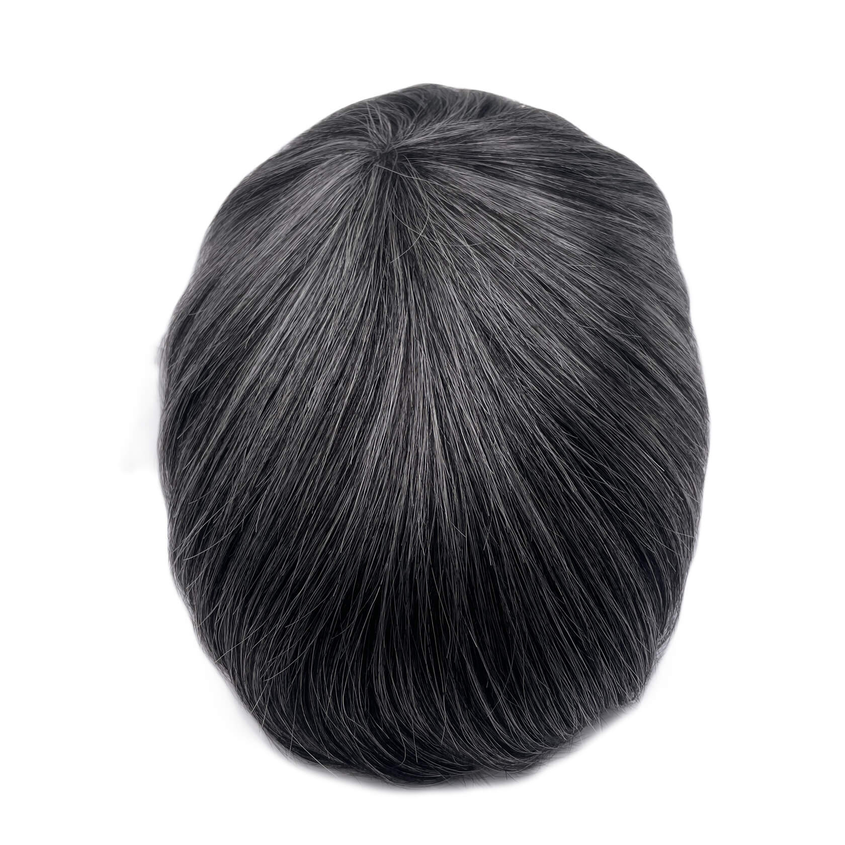 SKIN-Custom Order Human Hair Skin V-loop Natural black Men toupee
