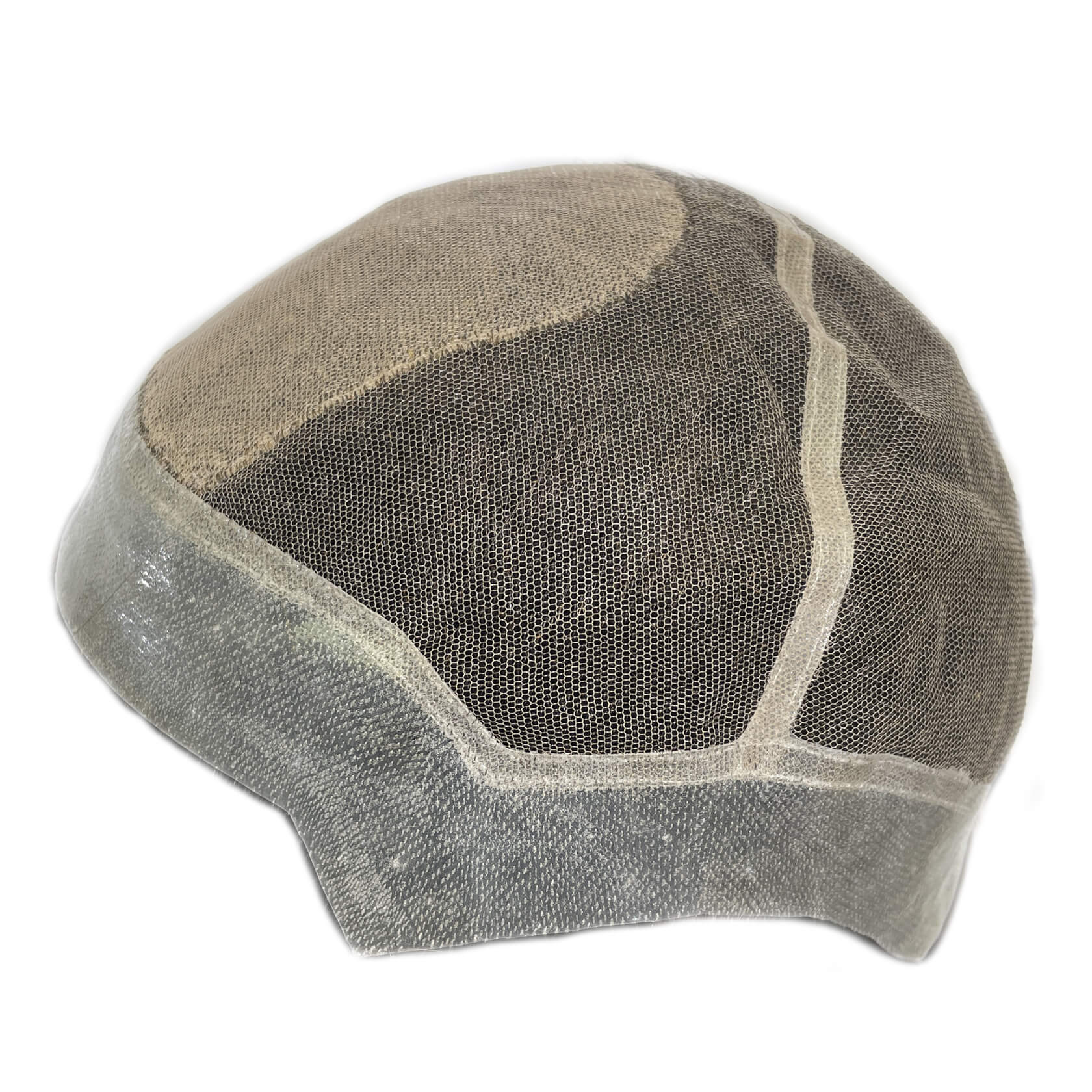 Custom style ：Mono Silk Topper  Color #highlight  Women's Topper 18 inch | Guloor Hair