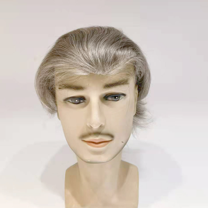 Custom | Quiff Fine Mono with Thin Skin Perimeter Hairpiece for Men