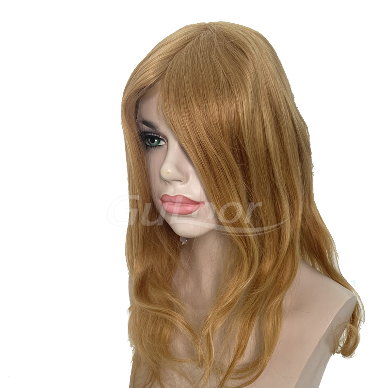 women's hair pieces injection wigs with front lace 12# Qingdao hairpiece factory