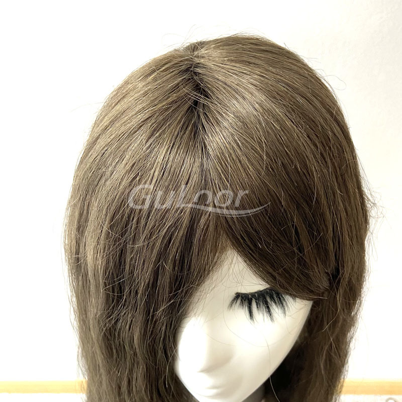 lace with PU Topper Q6 style  Women's Topper  | Guloor Hair