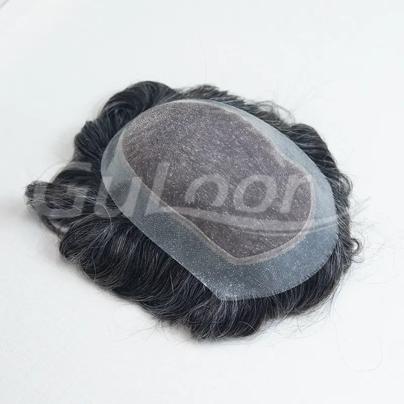 Best Price Mono#3 With Pu Perimeter #1B with Grey Under Hair On The Front