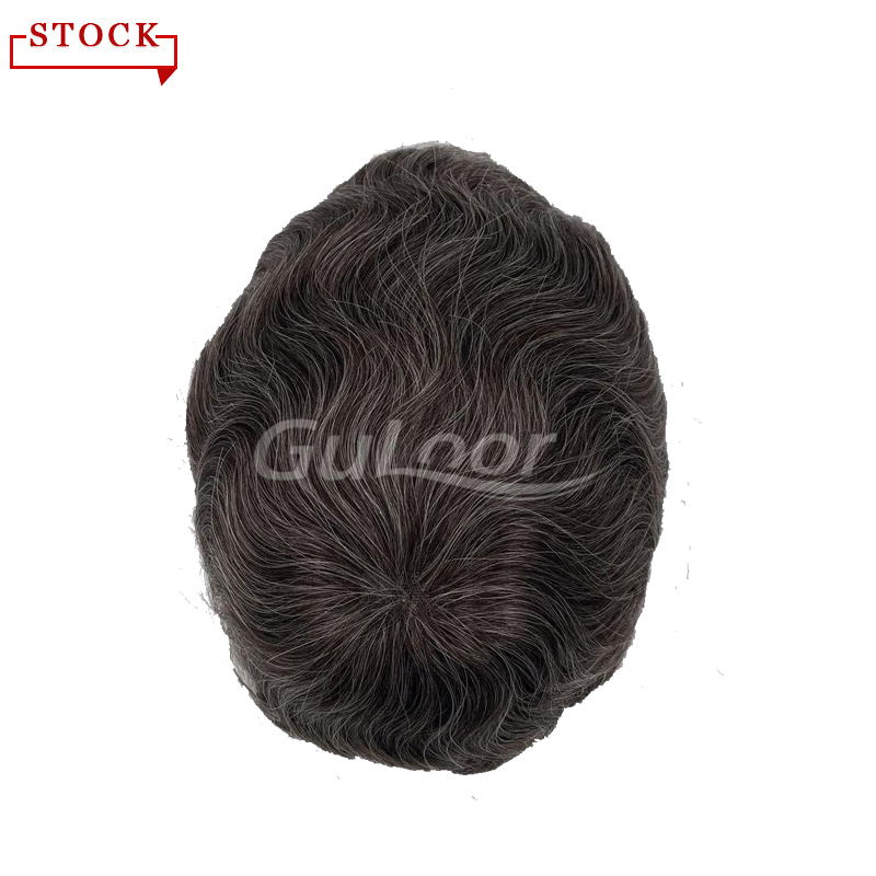 Wholesale Men Toupee In Stock #340 | French Lace Hair System  | Guloor Hair