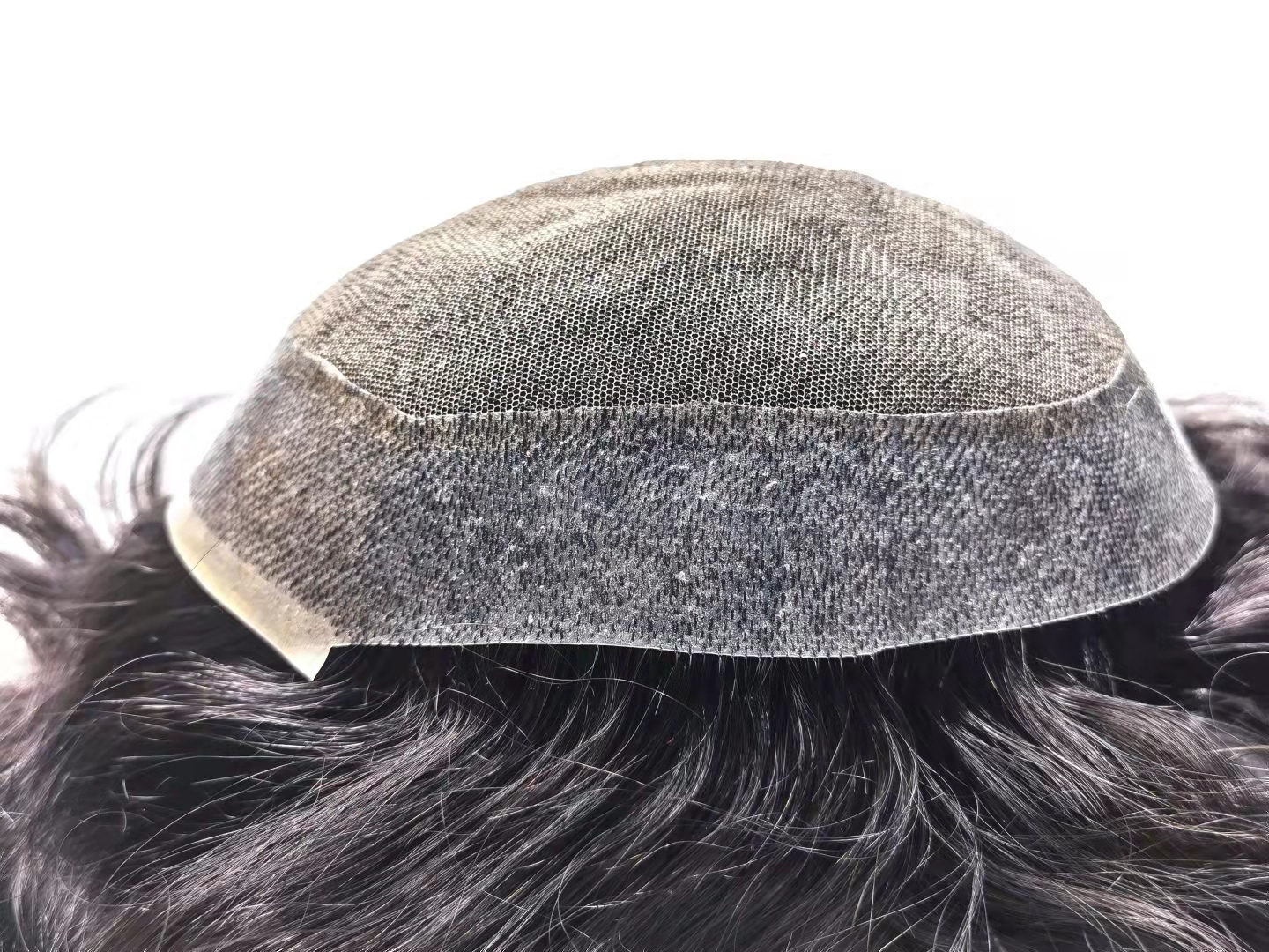 Men toupee | AUS style | French Lace with Thin Skin Perimeter | Guloor Hair