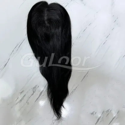 Fine mono topper Color #1 Human Women's Topper  | Guloor Hair