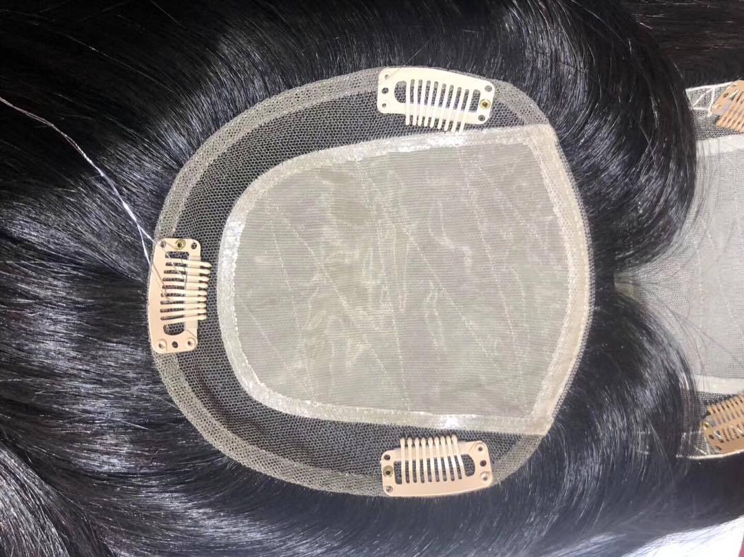 Silk Topper Silk Top With Lace remy hair | Guloor Hair