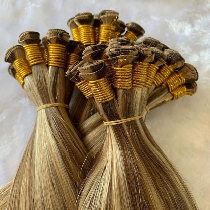 100% Real Human Hair Handtied Weft