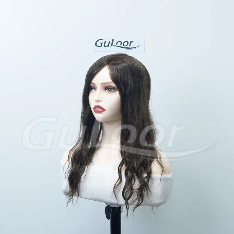 Human Hair topper Lace Top 16 Inches | Guloor Hair