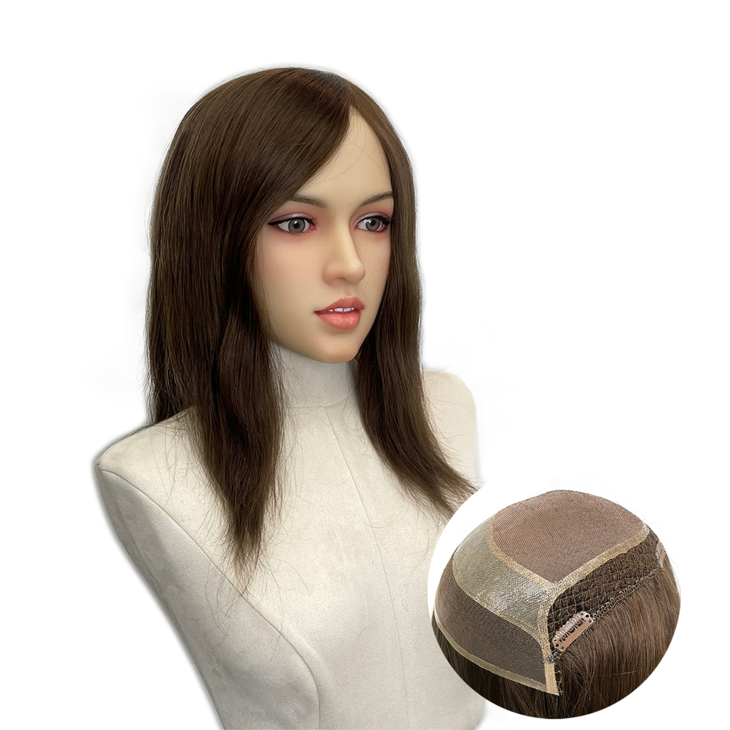 European human hair Topper  Custom Order  | Guloor Hair