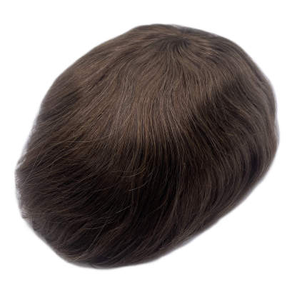 Latest style ANK#0.11，5#, Men's Hair replacement System Manufactured by GULOOR wig supplier in Qingdao, China