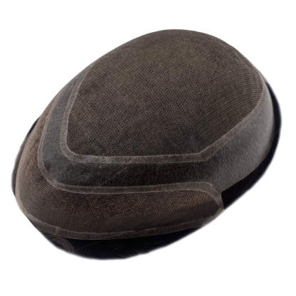 Latest style ANK#0.11，5#, Men's Hair replacement System Manufactured by GULOOR wig supplier in Qingdao, China