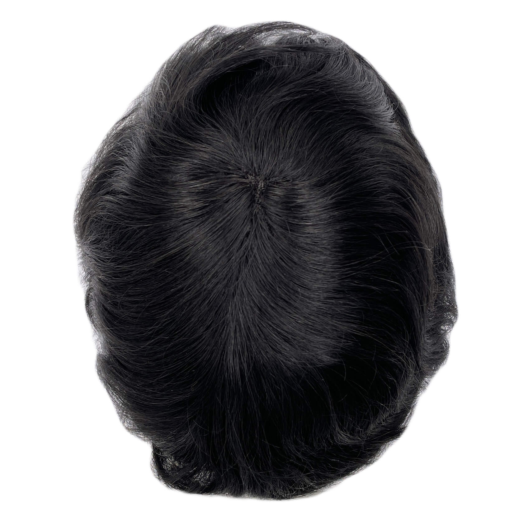 Latest style ANK#3，1B#, Men's Hair replacement System Manufactured by GULOOR wig supplier in Qingdao, China