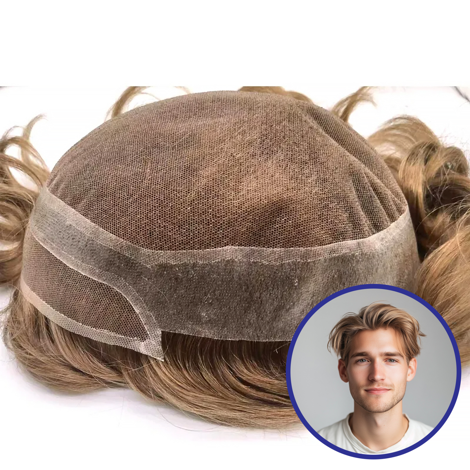 best hair replacement system Perfect new ANK lace style | Guloor Hair