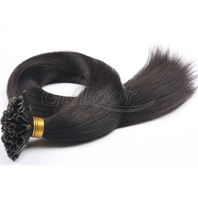 Double Drawn Russian Blonde U Tip Human Hair Extensions