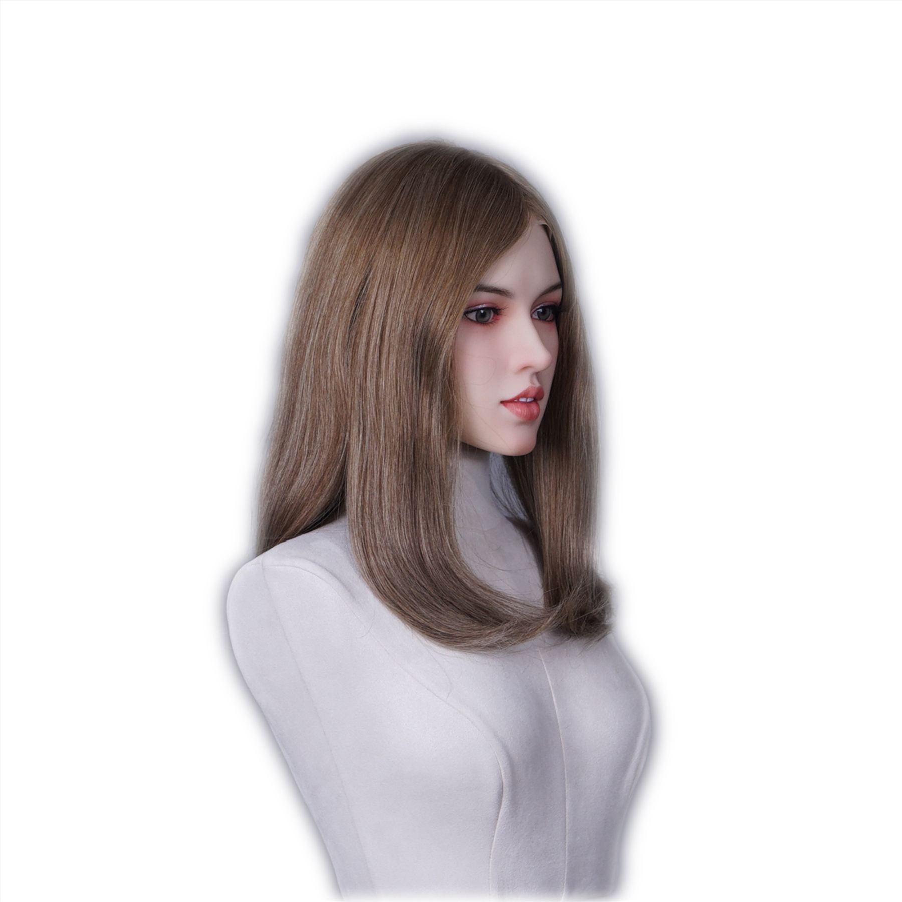 Jewish wig Silk Top Front Lace 14 Inches #16/10/8 | Guloor Hair