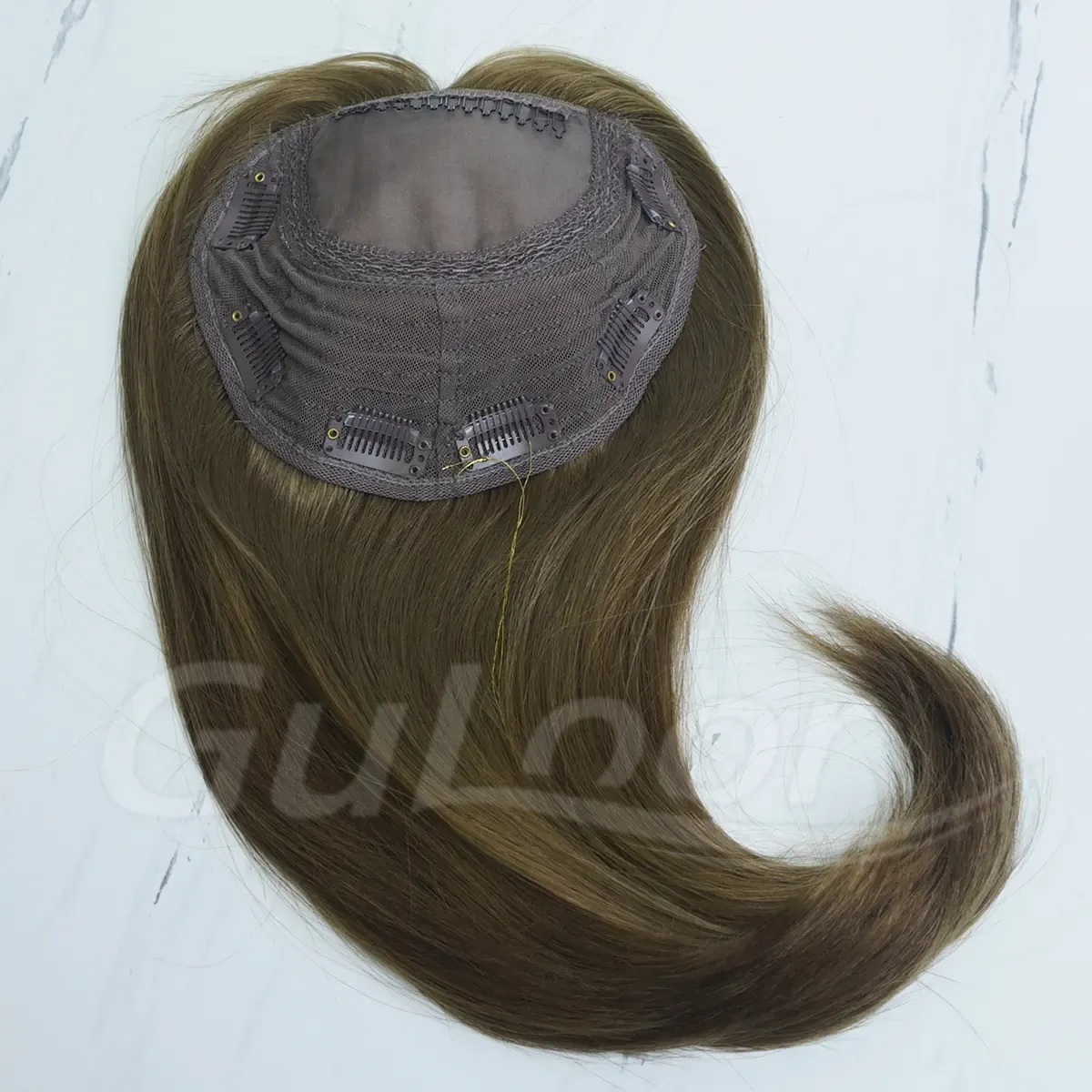 Silk Top Toupper Women's Topper 16 Inches Color#16 | Guloor Hair