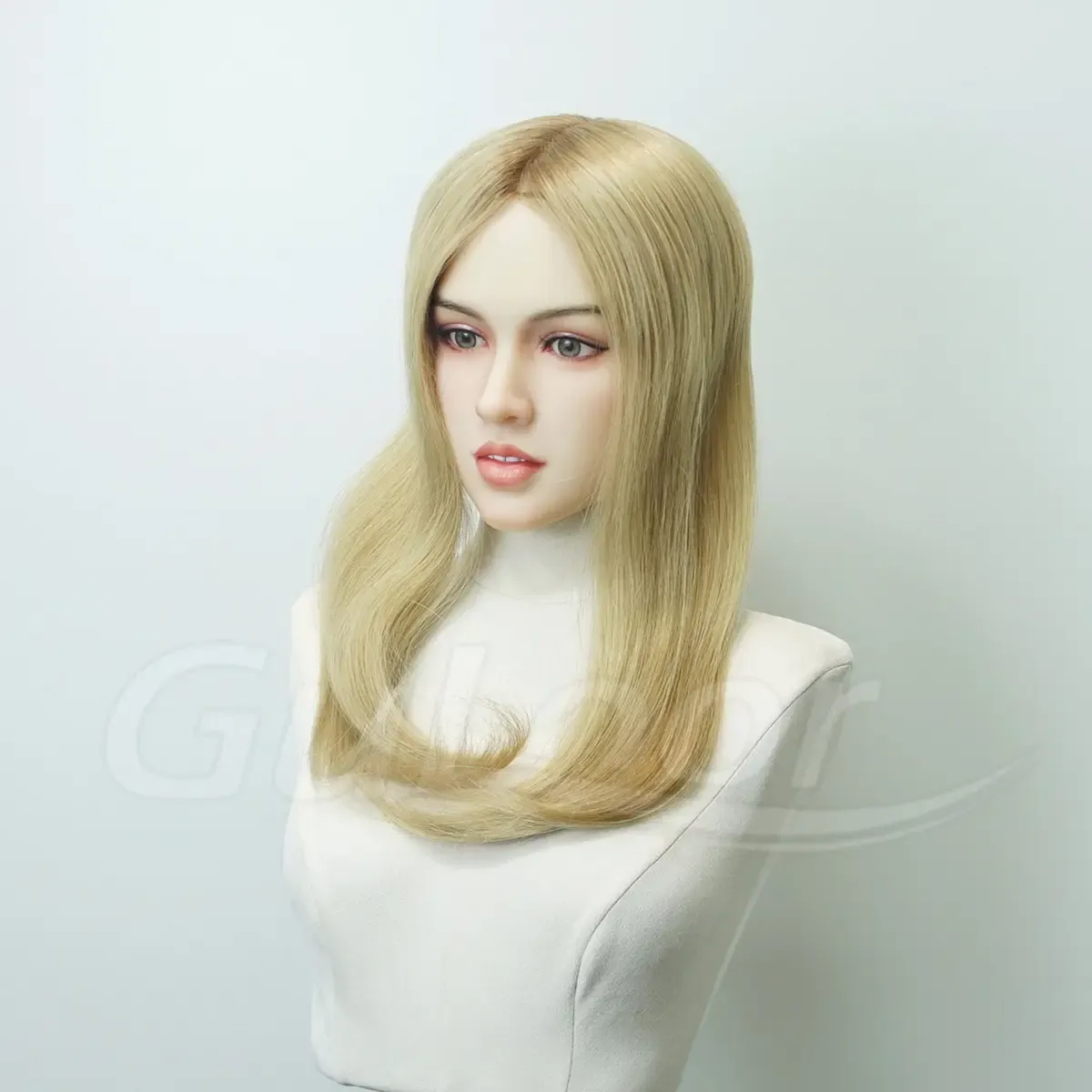 Silk Top Toupper 18 Inches Color##27/14/12 Human hair PU | Guloor Hair