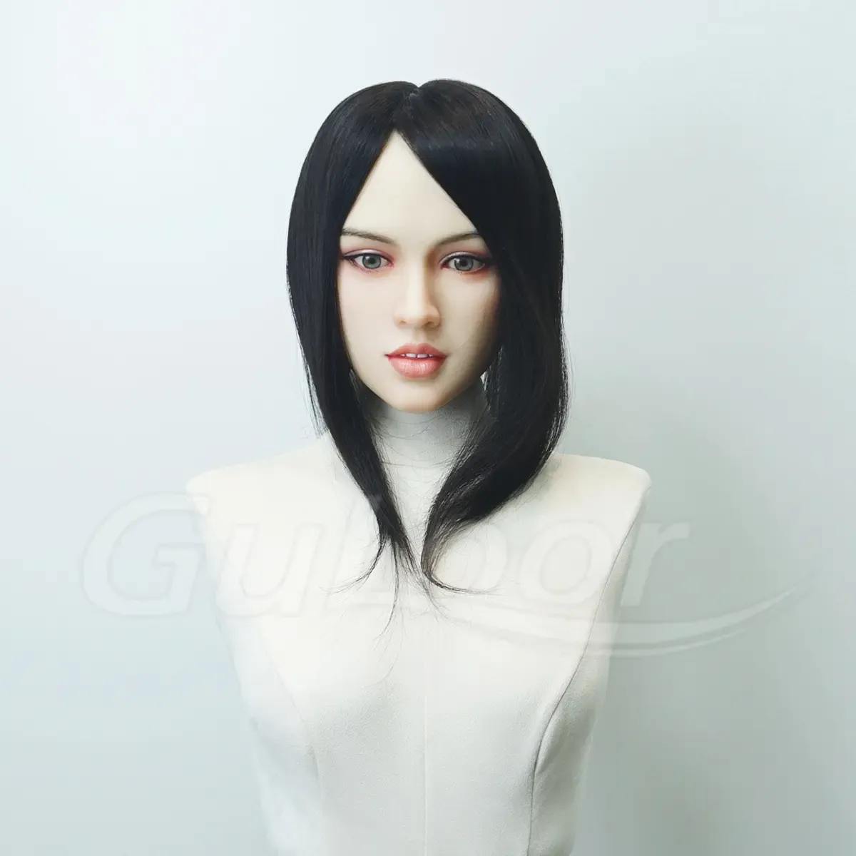 Fine Mono with Npu  12 inches Color#1B Human hair PU | Guloor Hair