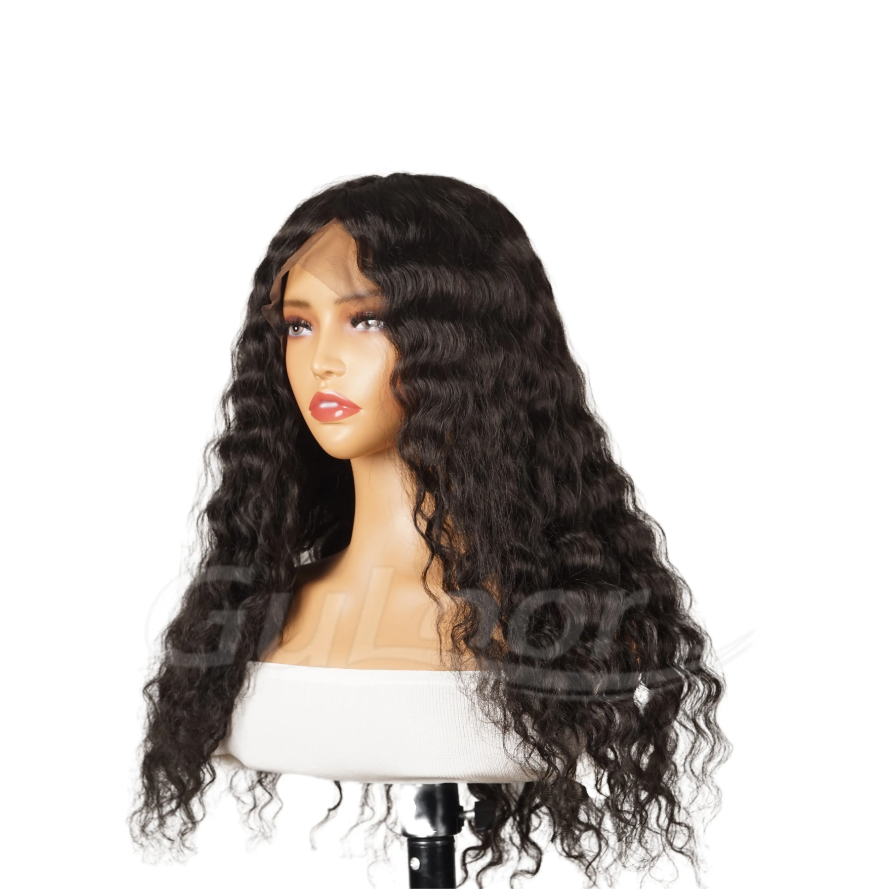 Full lace wig natural black body wave