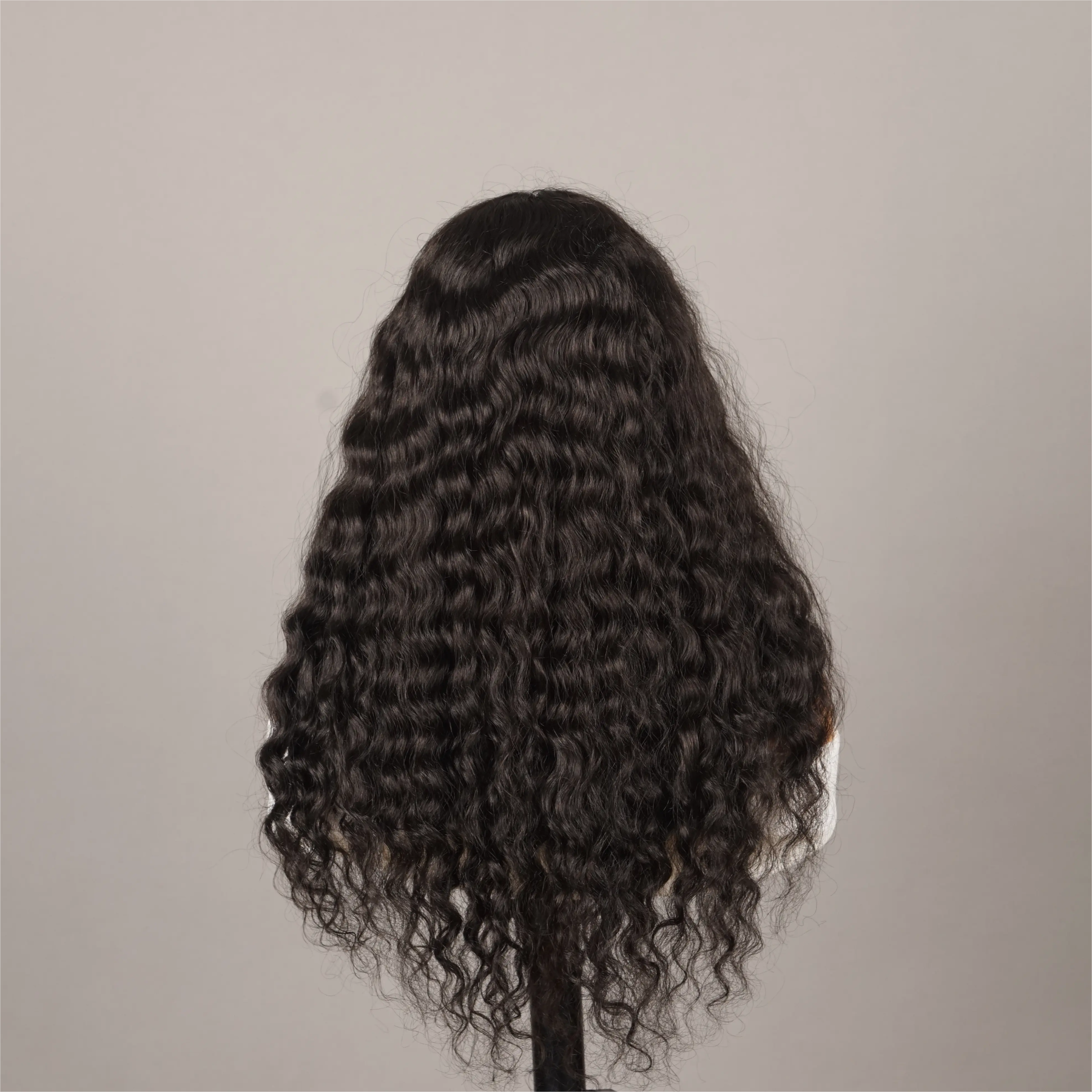 Full lace wig natural black body wave