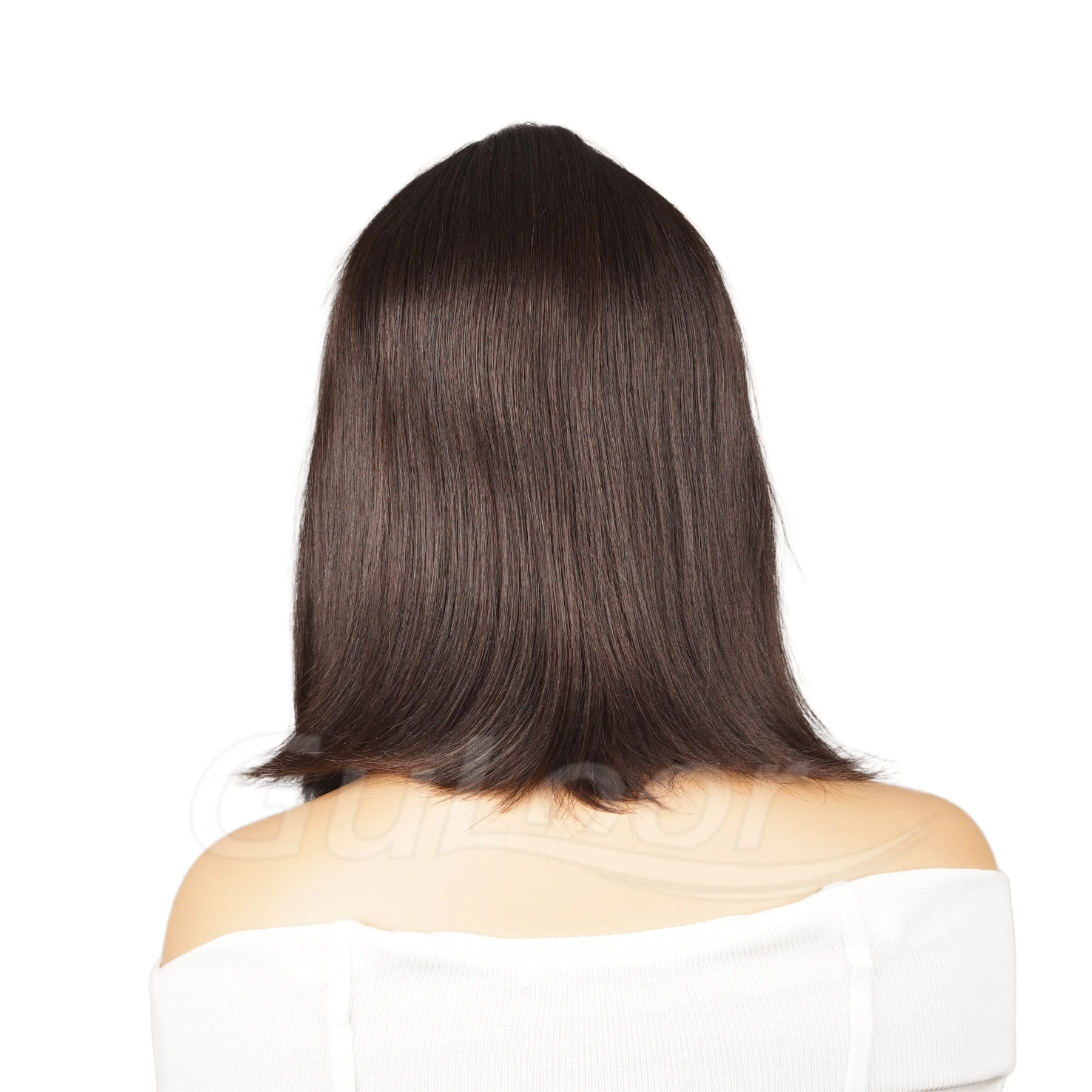 Natural Straight 13 Inches 100% Human Hair Front Lace Wig Color H-001