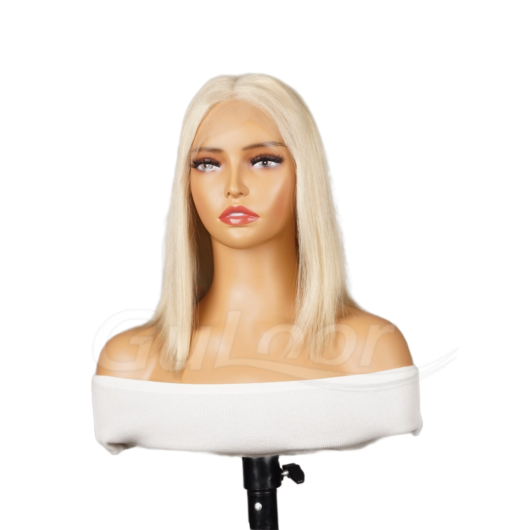 Natural Straight 13 Inches 100% Human Hair Front Lace Wig Color H-002