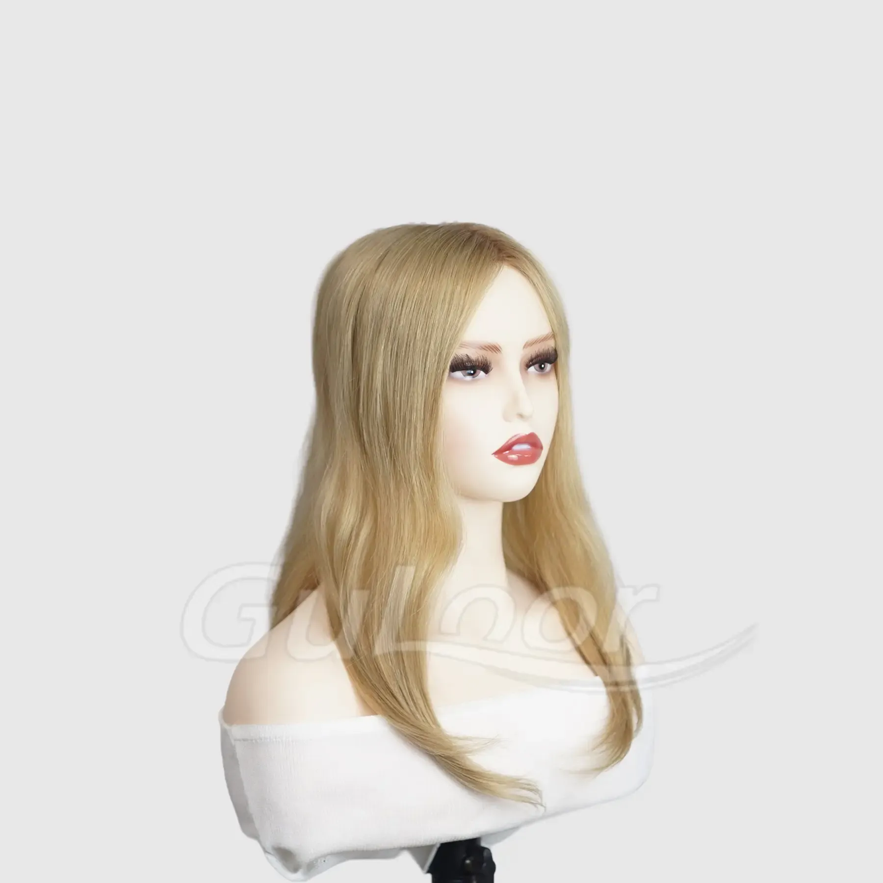 Silk Top With Pu Human Hair Highlight Color  | Guloor Hair