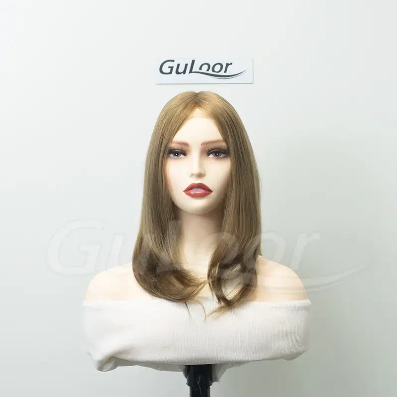 Jewish wig Silk Top Front Lace New Stock 12 Inches | Guloor Hair