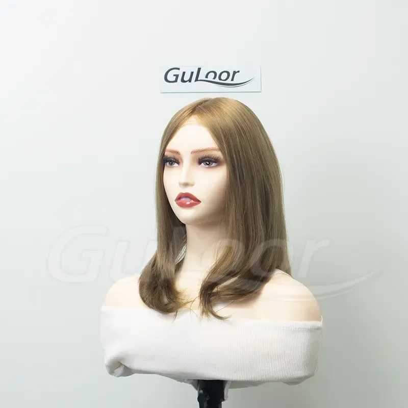 Jewish wig Silk Top Front Lace New Stock 12 Inches | Guloor Hair