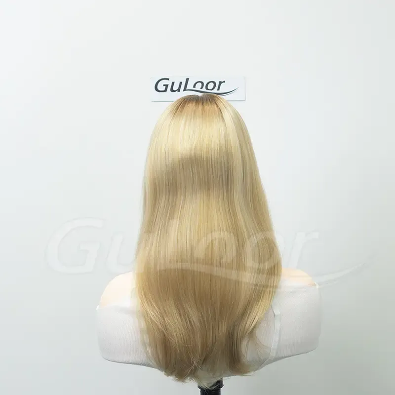 New Stock Jewish Medical Wigs14Inches Silk Top Front Lace All Hand Tied Made Color#7/101 100% Chineses Virgin Hair-Guloor