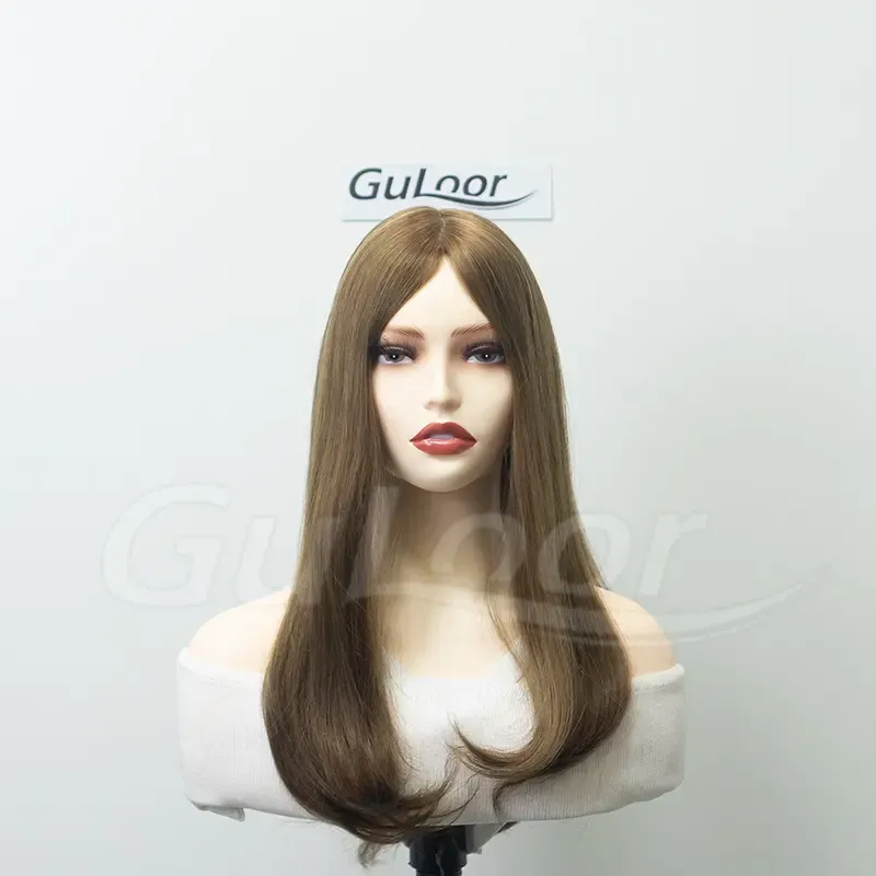 New Stock 16 Inches Silk Top All Hand Tied Made Color#8/#10 100% Chineses Virgin Hair